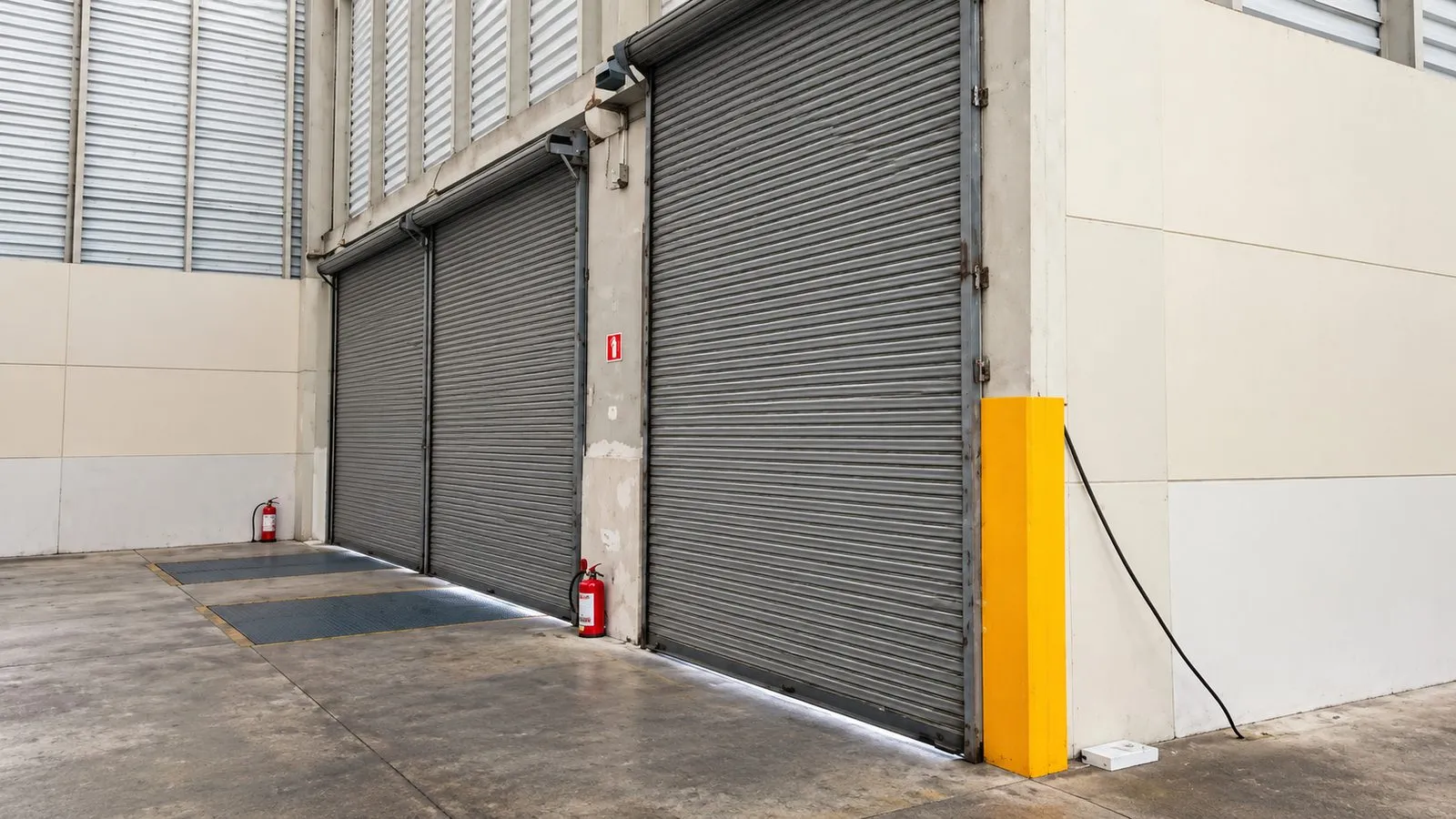 Microparque Impulzer, cortinas metálicas