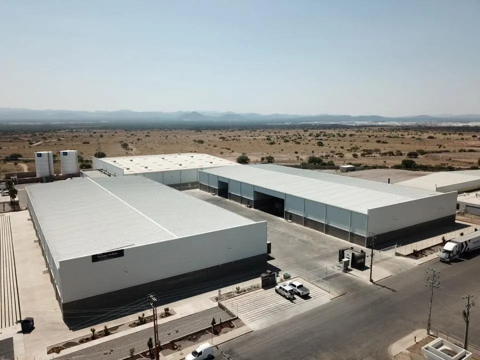 Vista aérea de las naves del Parque Industrial NEXUP II